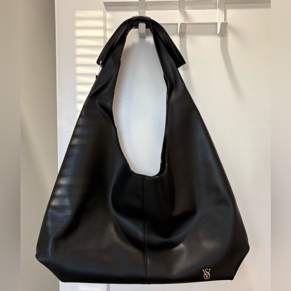 Victoria’s Secret Black Bow Tote Bag